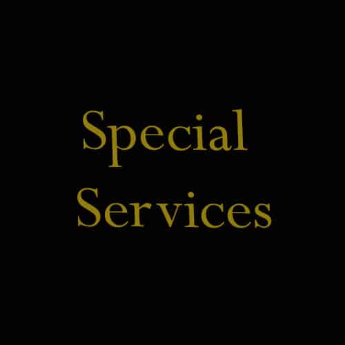 Special Services Button